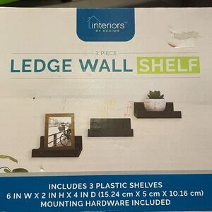 NIB Ledge Wall Interiors By Design Shelves
